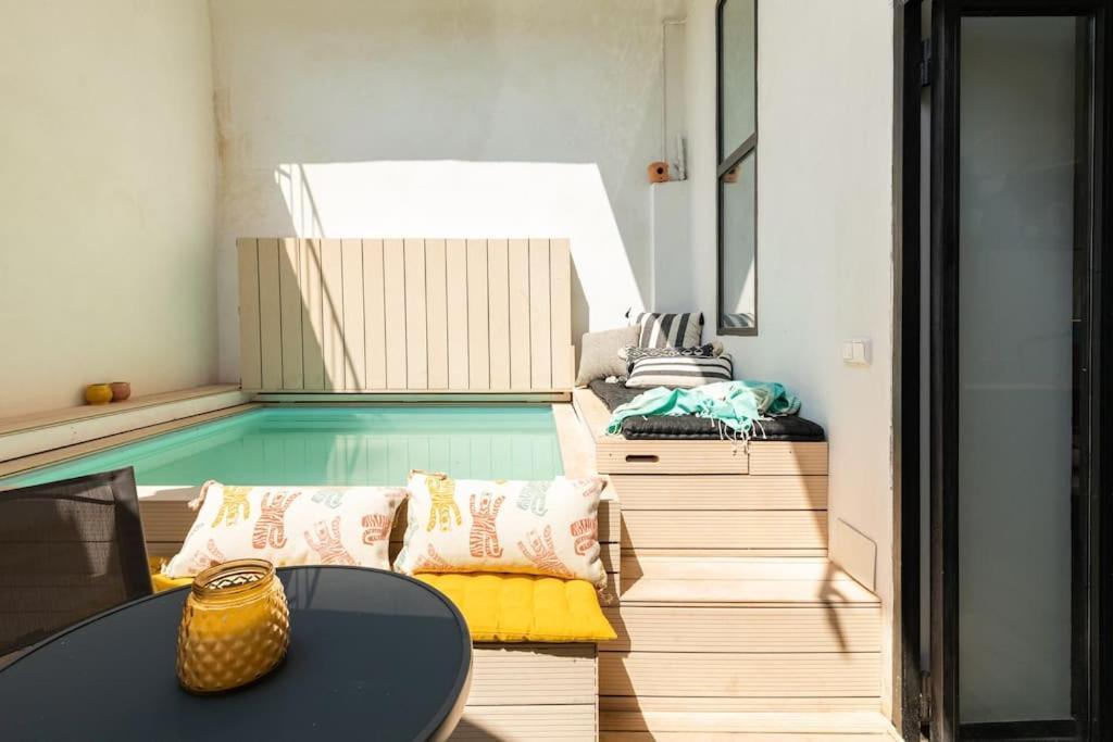 발렌시아 Cozy Loft Patio+Pool +Wifi 아파트 외부 사진